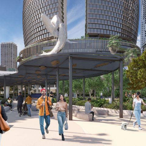 Powerful last work of renowned First Nations artist leaves legacy for Queen’s Wharf Brisbane