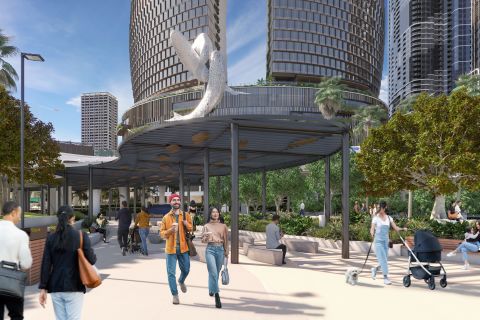 Powerful last work of renowned First Nations artist leaves legacy for Queen’s Wharf Brisbane